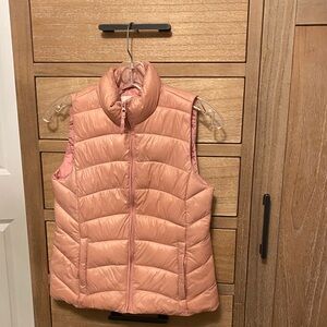 Loft Petite Pink Puffer Vest
